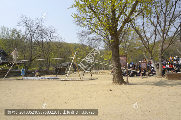 朝鲜族传统表演,单绳表演
