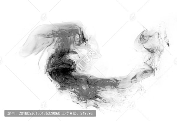墨汁舞动,禅意水墨