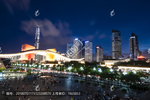 深圳改革开放40周年灯光秀