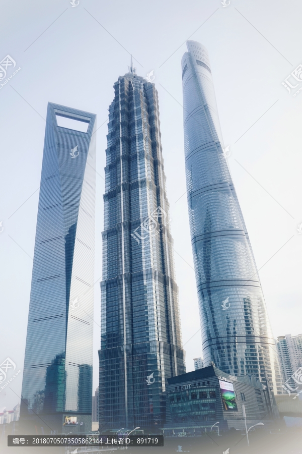 上海,陆家嘴建筑群