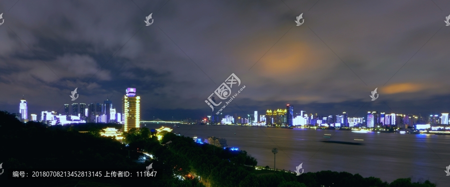 武汉长江大桥夜景