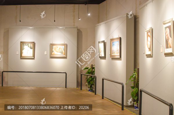 瓷板画展厅