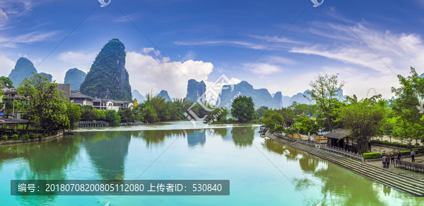 桂林山水风光全景大画幅