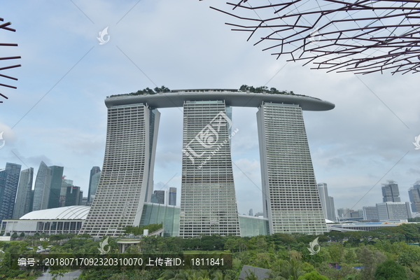 新加坡滨海湾金沙酒店全景