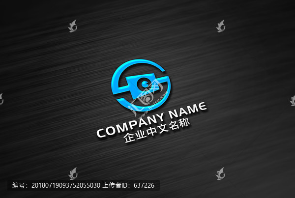 字母S摄影LOGO