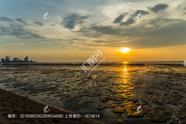 海边夕阳