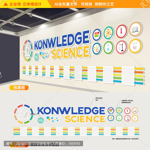 实验室科学文化立体墙
