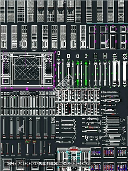 整木设计模块CAD