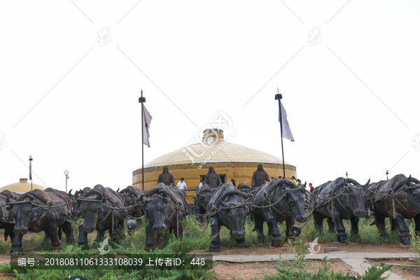 成吉思汗陵群雕