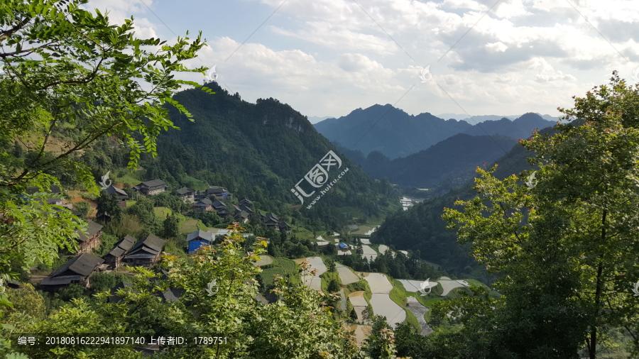 苗寨梯田