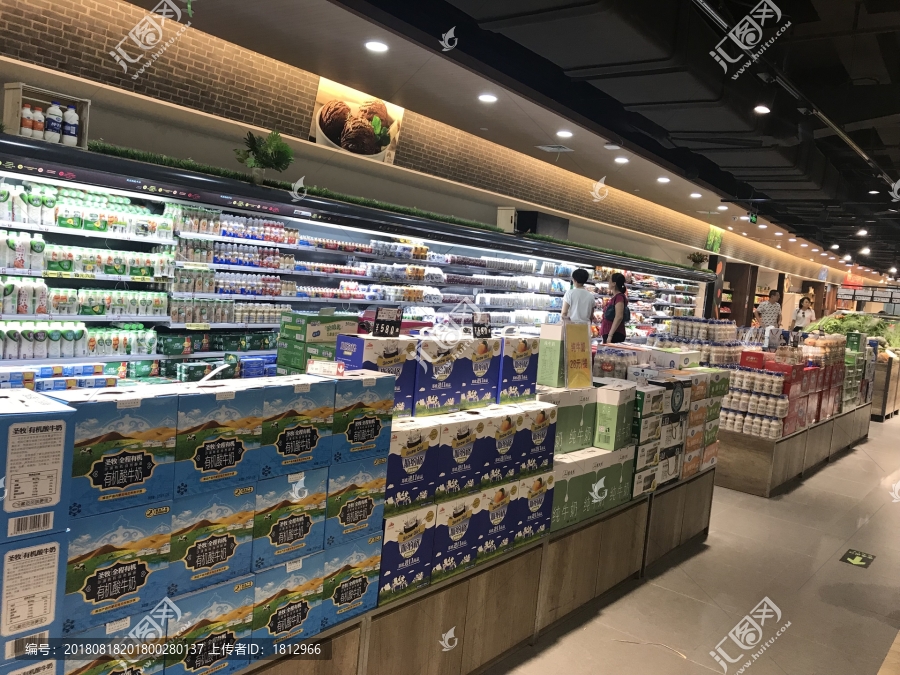 超市冷冻食品陈列