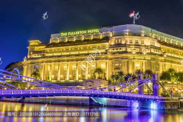 亚洲四小龙新加坡夜景