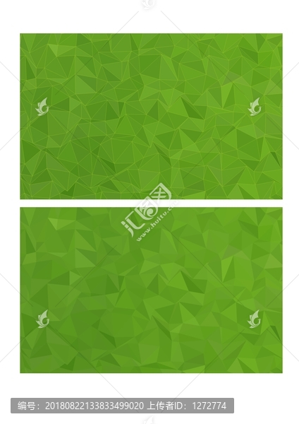 绿色晶格多彩背景矢量素材