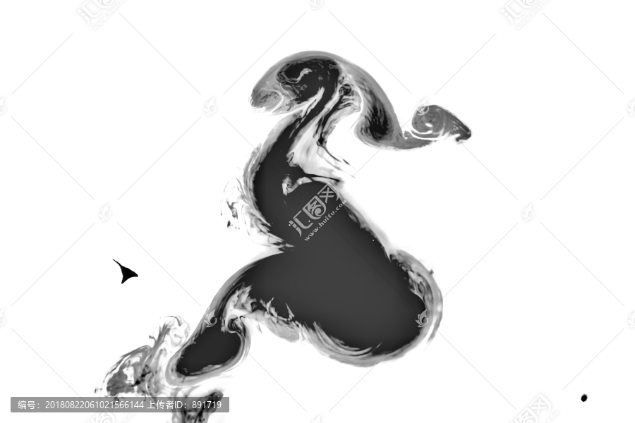 黑白水墨纹理素材