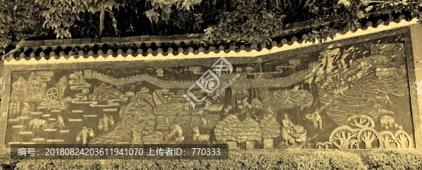 农村题材浮雕