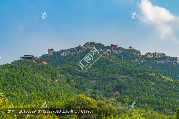 青州云门山全景