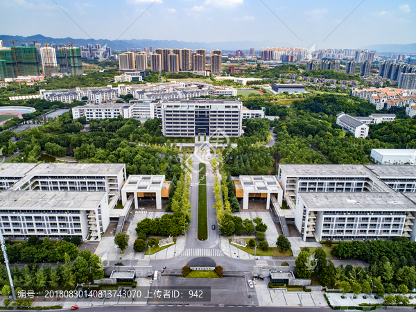 鸟瞰重庆科技学院