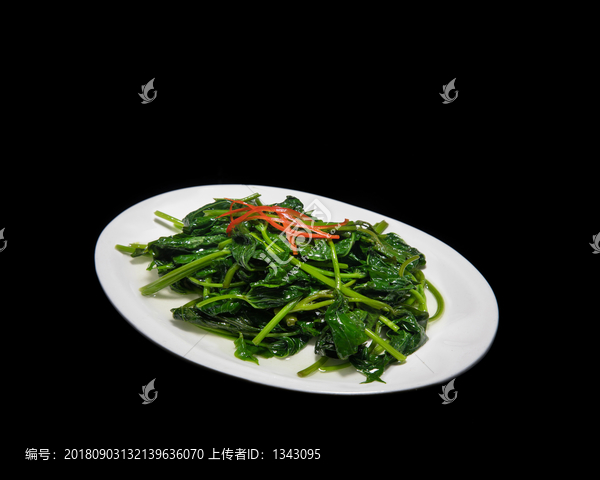 清炒地瓜叶