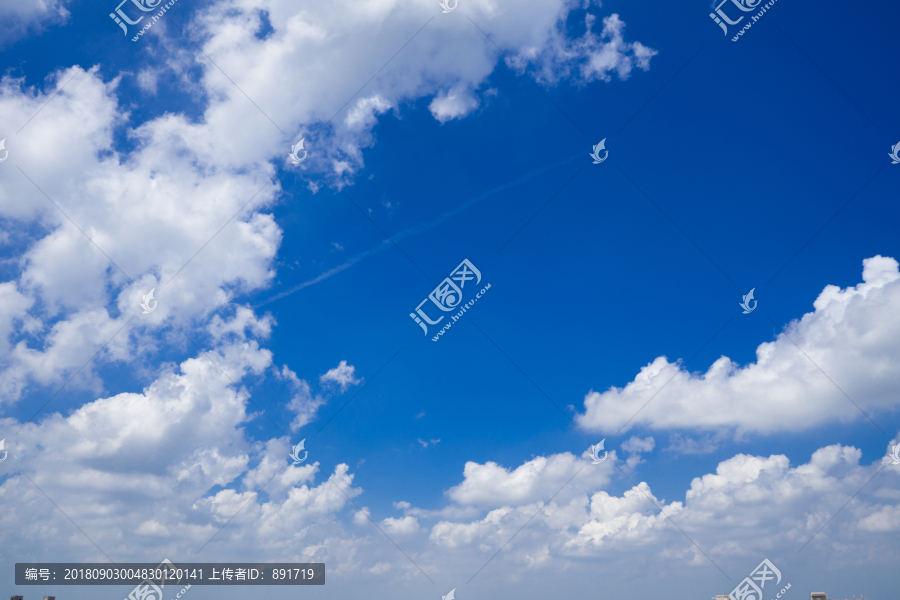 蓝天白云素材