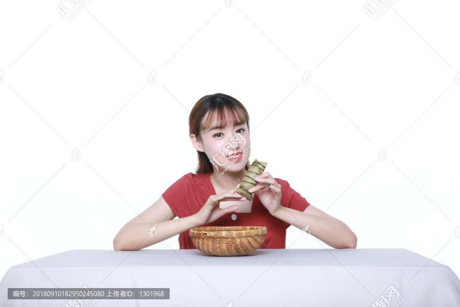 端午粽子美食摄影图