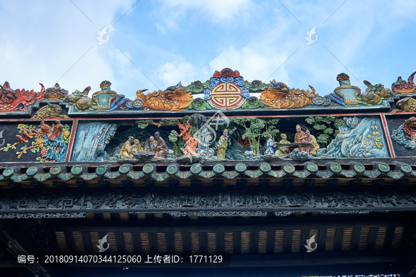 灰塑彩绘