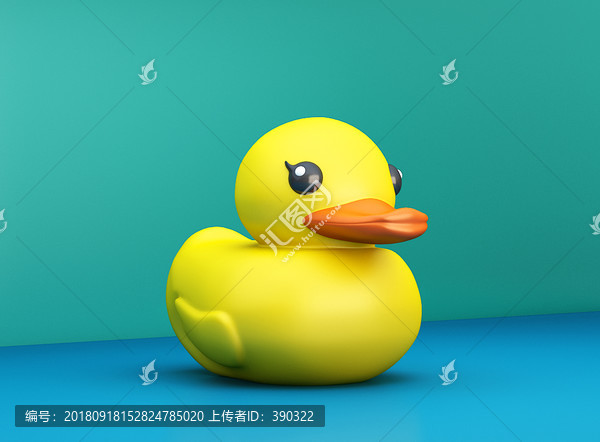 小黄鸭3D模型