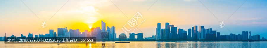 杭州钱江新城全景