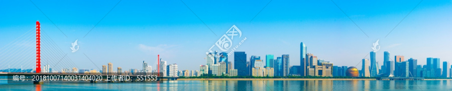 杭州钱江新城全景