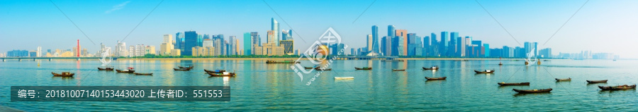 杭州钱江新城全景