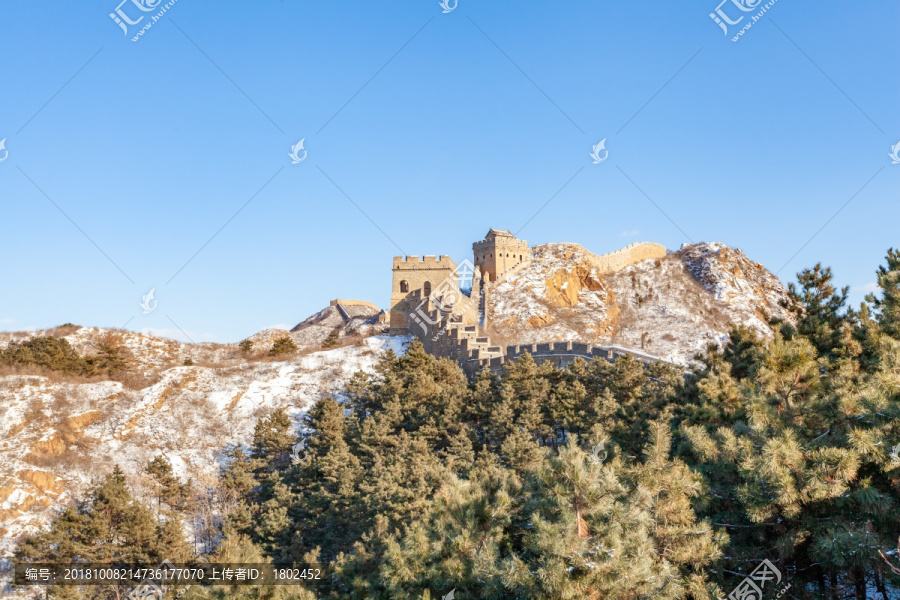 长城雪后风光