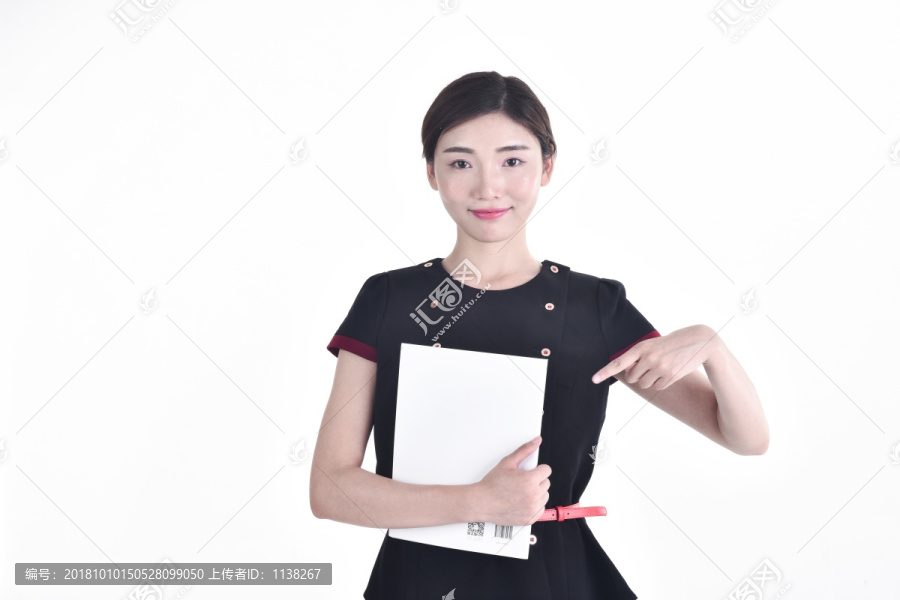 优雅的客服美女