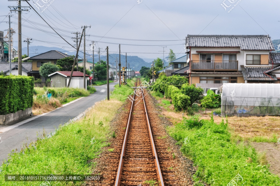 日本乡间的铁路