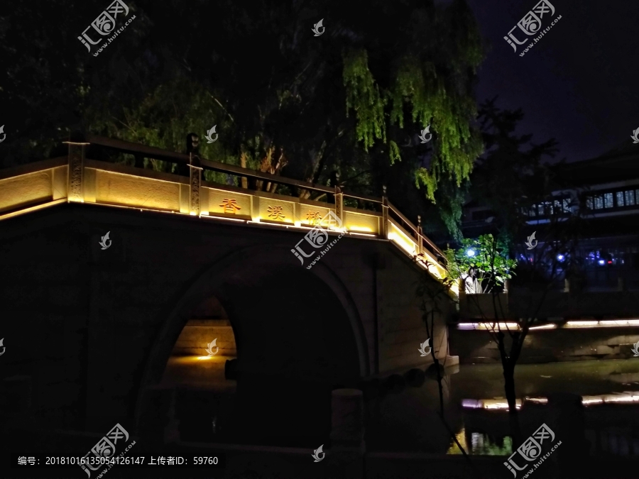 木渎古镇夜色夜景