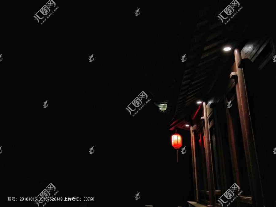 木渎古镇夜色风景