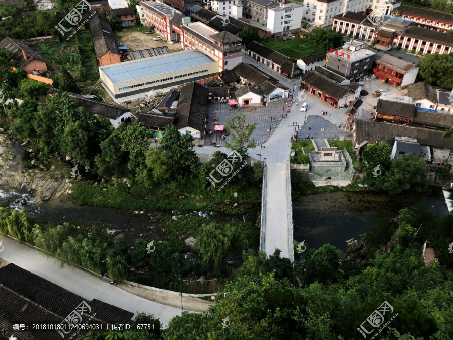 华阳古镇全景