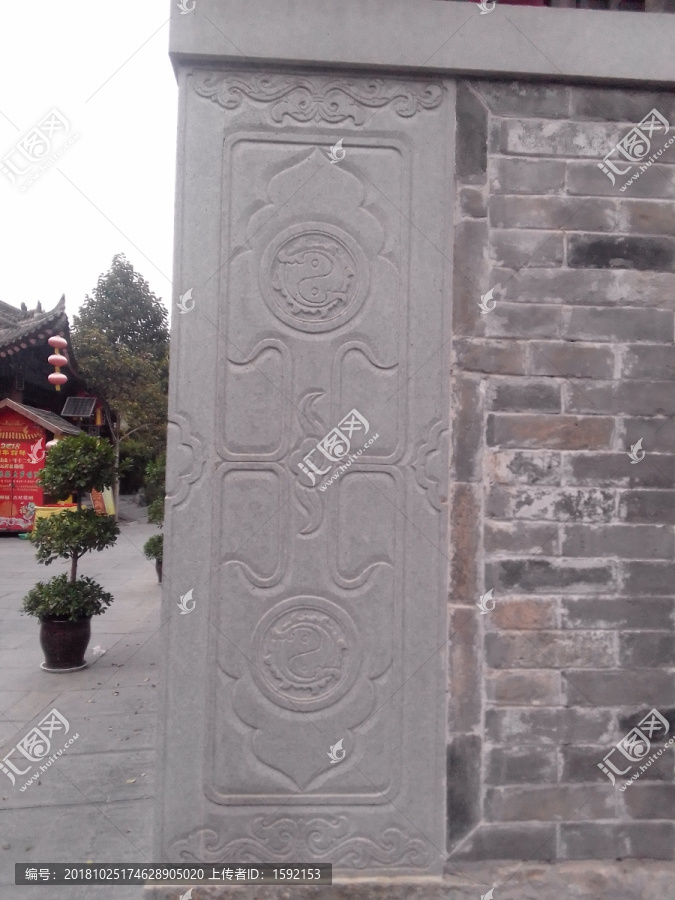 雕塑花纹