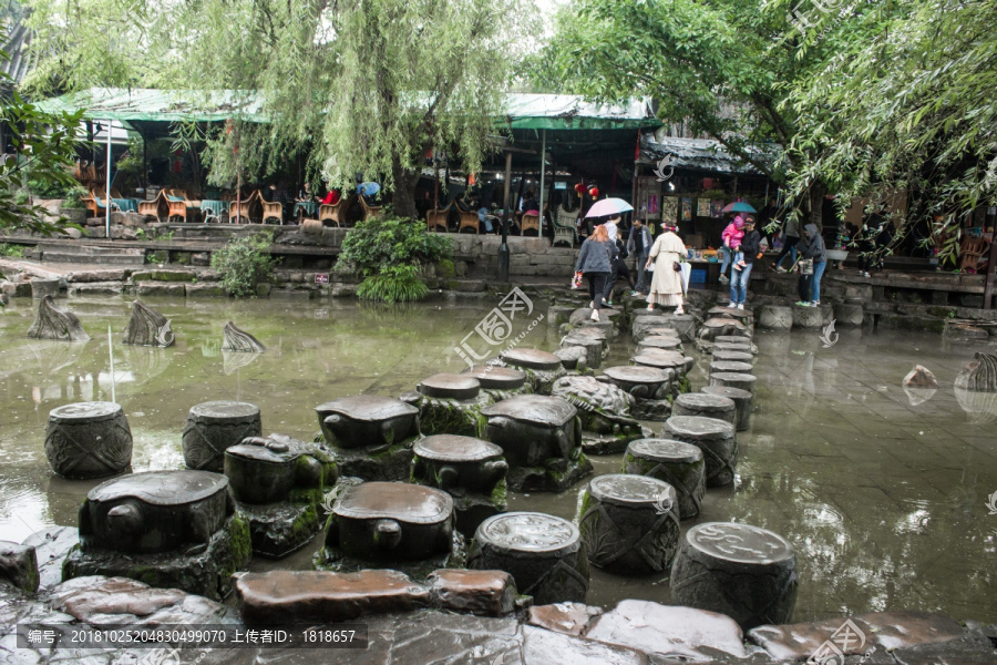 黄龙溪水景观