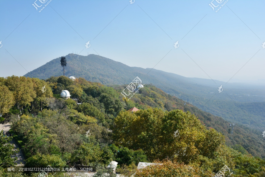 紫金山天文台远眺