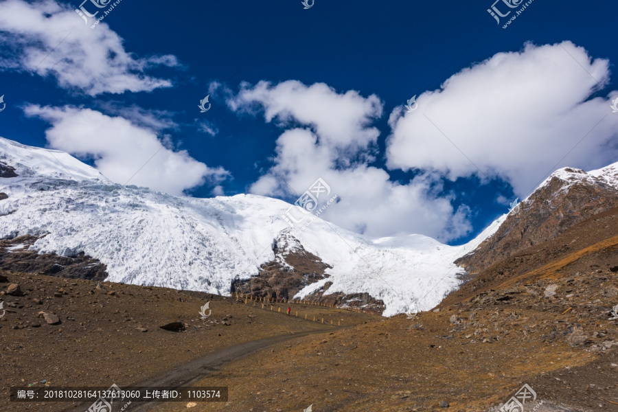 西藏卡诺拉冰川014