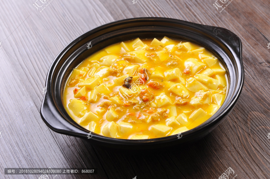 蟹粉豆腐煲