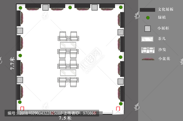 平面示意图