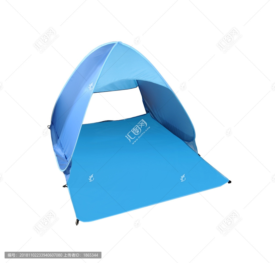 空白背景的帐篷素材