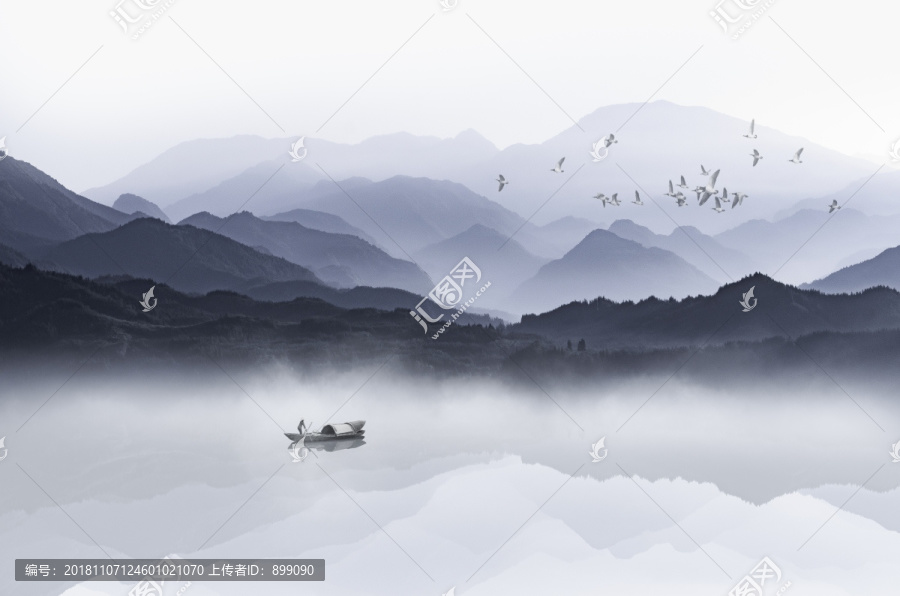 水墨风景画