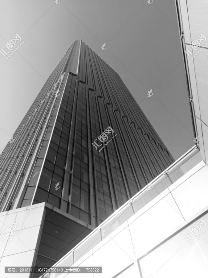 黑白现代建筑