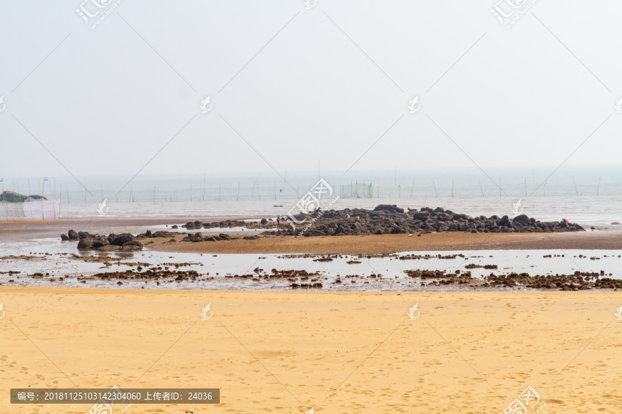 钦州三娘湾国际海豚公园海滩风光