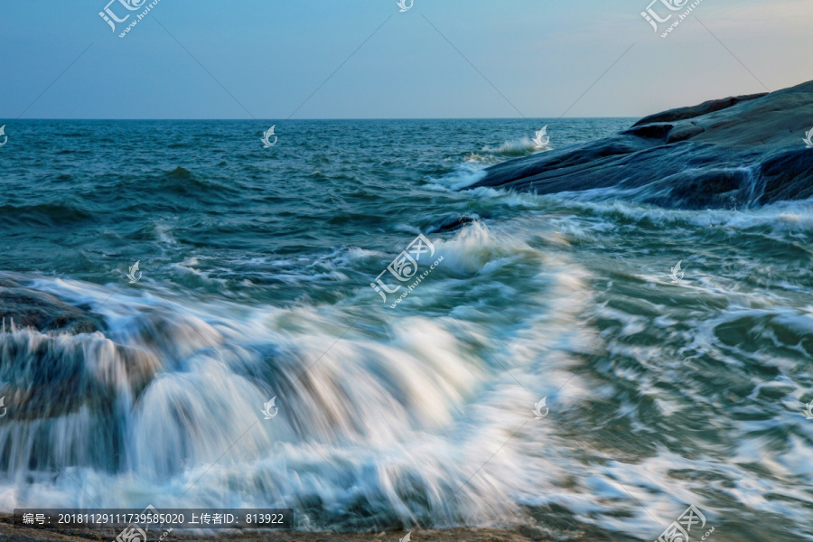 北戴河海浪