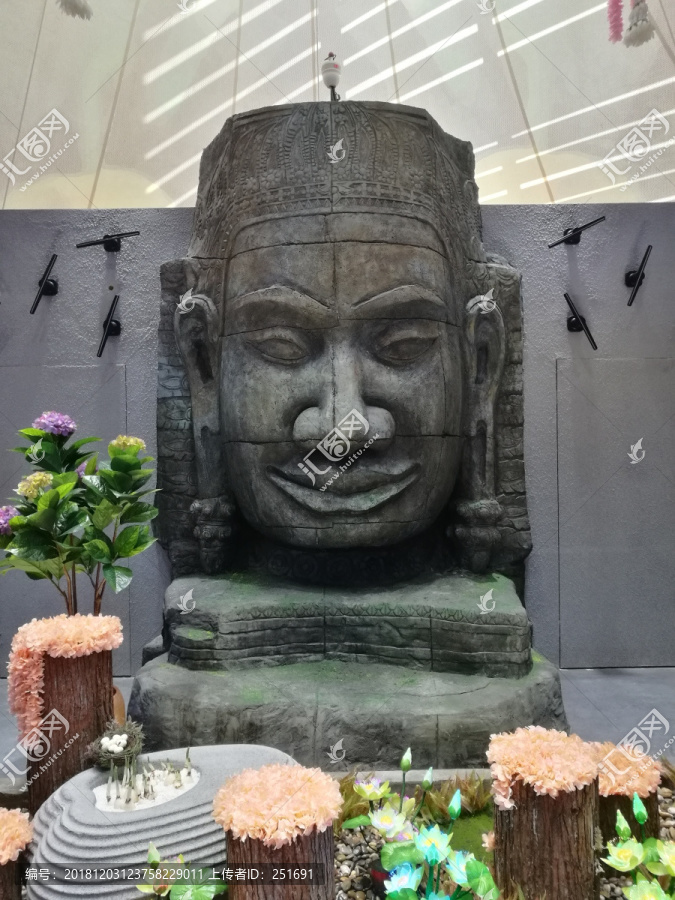 柬埔寨雕像