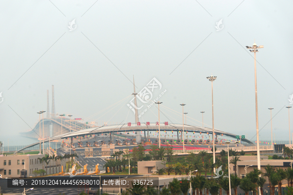 珠海港珠澳大桥远景及路桥设施