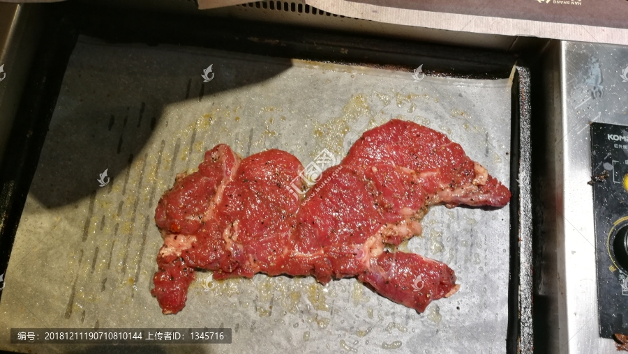 烤肉牛排