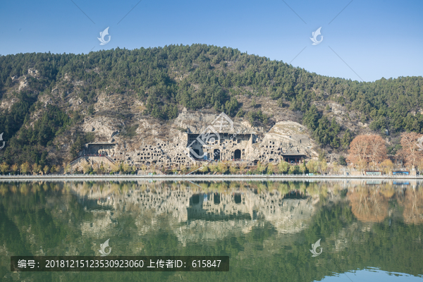 龙门石窟全景